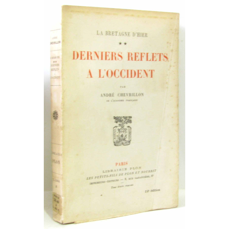 Derniers reflets à l'occident - tome deux - bretagne d'hier