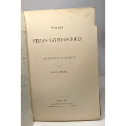 Petites études égyptologiques - dissertation académique