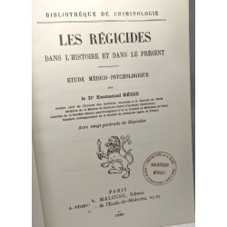 Les régicides - ANALECTES - fac-simile de l'éd de 1890