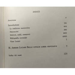 Belli Civilis - liber septimus - introduzione testo critico e commento