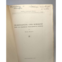 Selbstgefühl und servilität - commentationes humanarum litterarum...