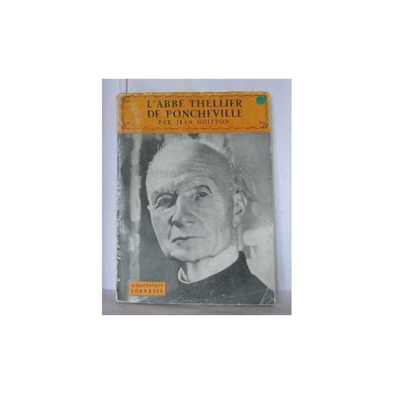 L'abé thellier de poncheville
