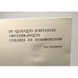 La documentation homéopathique - LI - De Quelques substances...