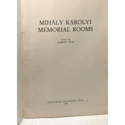 Mihaly Karolyi memorial rooms