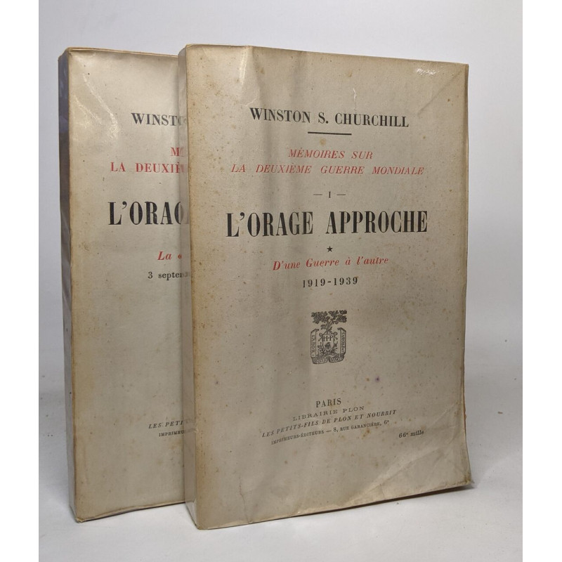 Mémoire sur la deuxième guerre mondiale - l'orage approche T1 la...