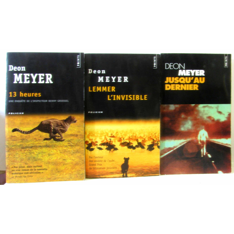 Treize Heures + L'emmer l'invisible + Jusqu'au dernier --- 3 volumes