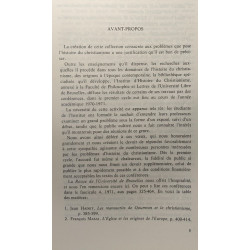 Problèmes d'Histoire du christianisme - 1 1970-1971 / Université...