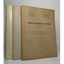 Lot de 3 "Archives géologiques du Viêt-Nam": Numéro 5- 6 - 7