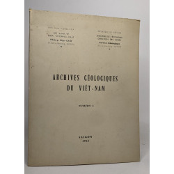 Lot de 3 "Archives géologiques du Viêt-Nam": Numéro 5- 6 - 7