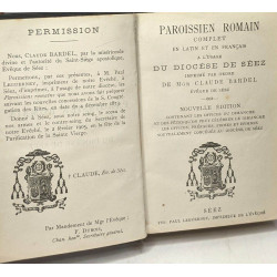 Paroissien romain complet en latin et en français à l'usage du...