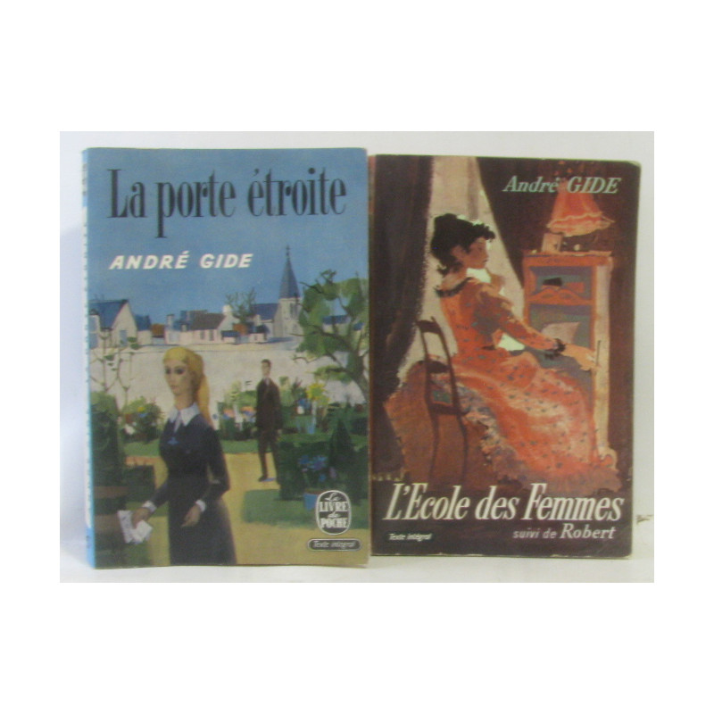 La porte étroite + l'école des Femmes --- 2 livres