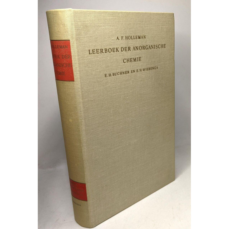 Leerboek der anorganische chemie