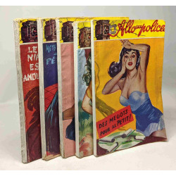 5 livres collection "allo police": le niakoué est amoureux, mets...