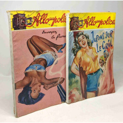 5 livres collection "allo police": le niakoué est amoureux, mets...