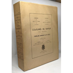 Coutumes de Namur - TOME TROISIEME - recueil des anciennes...