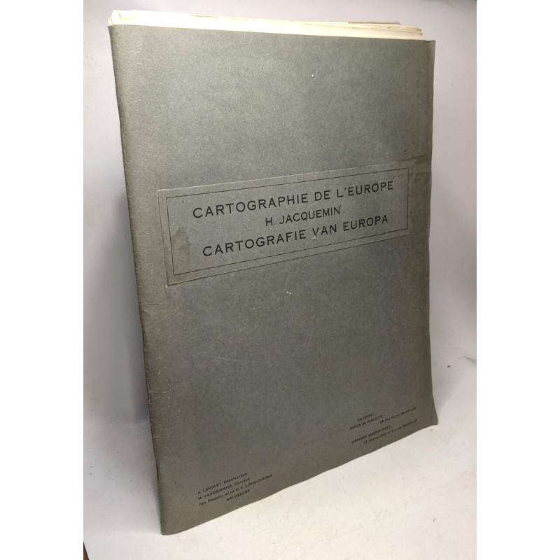 Cartographie de l'Europe / Cartografie van Europa