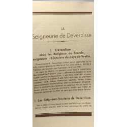 La seigneurie de Daverdisse
