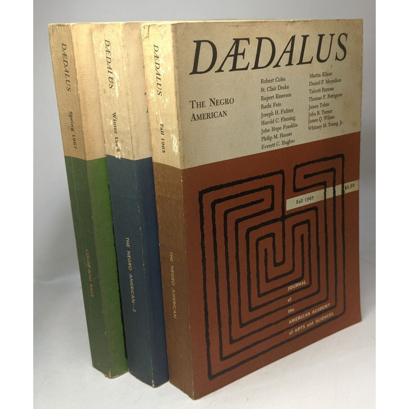Daedalus - 3 Livres: Fall 1965: The Negro American + Winter 1966:...