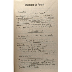 Le dernier théorème de Fermat "sa démonstration générale"