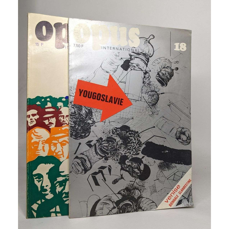 Lot de 2 numéros de "Opus international": n° 18 / n° 24-25