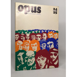 Lot de 2 numéros de "Opus international": n° 18 / n° 24-25