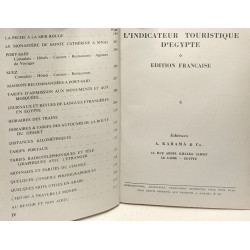 L'indicateur touristique d'Egypte - édition française - 4e édition...
