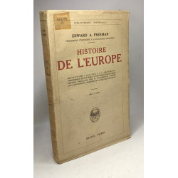 Histoire de l'Europe / bibliothèque historique