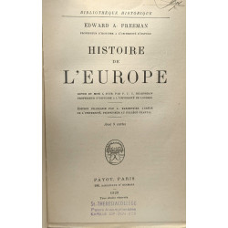 Histoire de l'Europe / bibliothèque historique