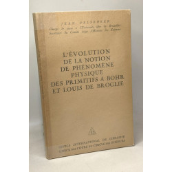L'évolution de la notion de phénomène physique des primitifs à...
