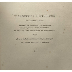Chansonnier - Historique du XVIIIe siècle / Recueil...