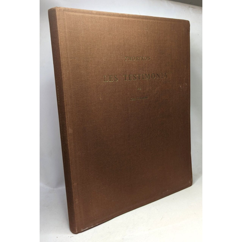 Thorikos: Les Testimonia