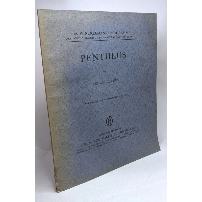 Pentheus / Winckelmannsprogramm 88