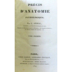 Précis d'anatomie pathologique tome premier