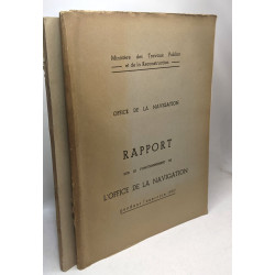Office de la navigation - Rapport sur l'exercice 1946 + 1957 + 1960