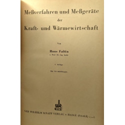Messverfahren und messgeräte der kraft- und wärmewirtschaft