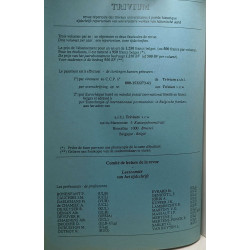 Trivium - TOME I. n°2 (septembre 1987) --- Revue répertoire des...