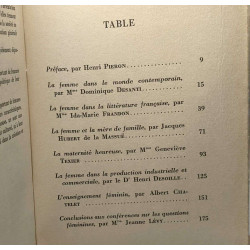 Questions féminines - préface Henri Pieron