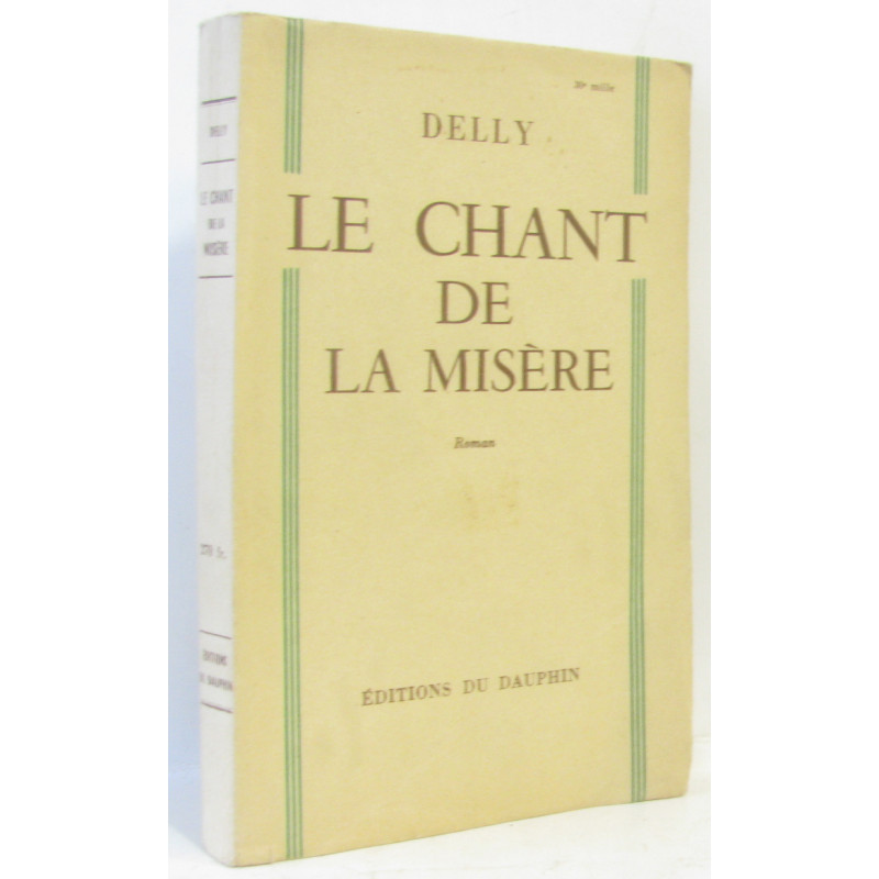 Le chant de la misère