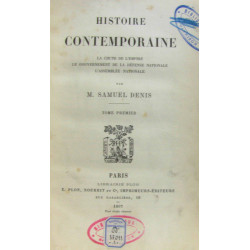 Histoire contemporaine: la chute de l'empire le gouvernement de la...