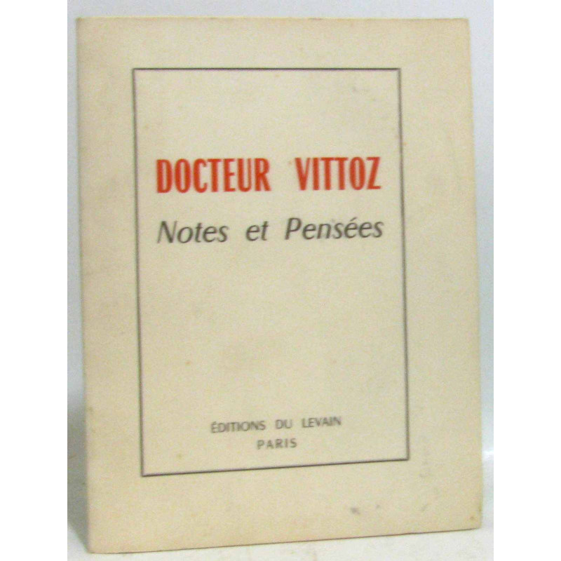 Notes et pensées (non coupé)