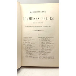 Nouveau dictionnaire des communes hameaux charbonnages carrières...