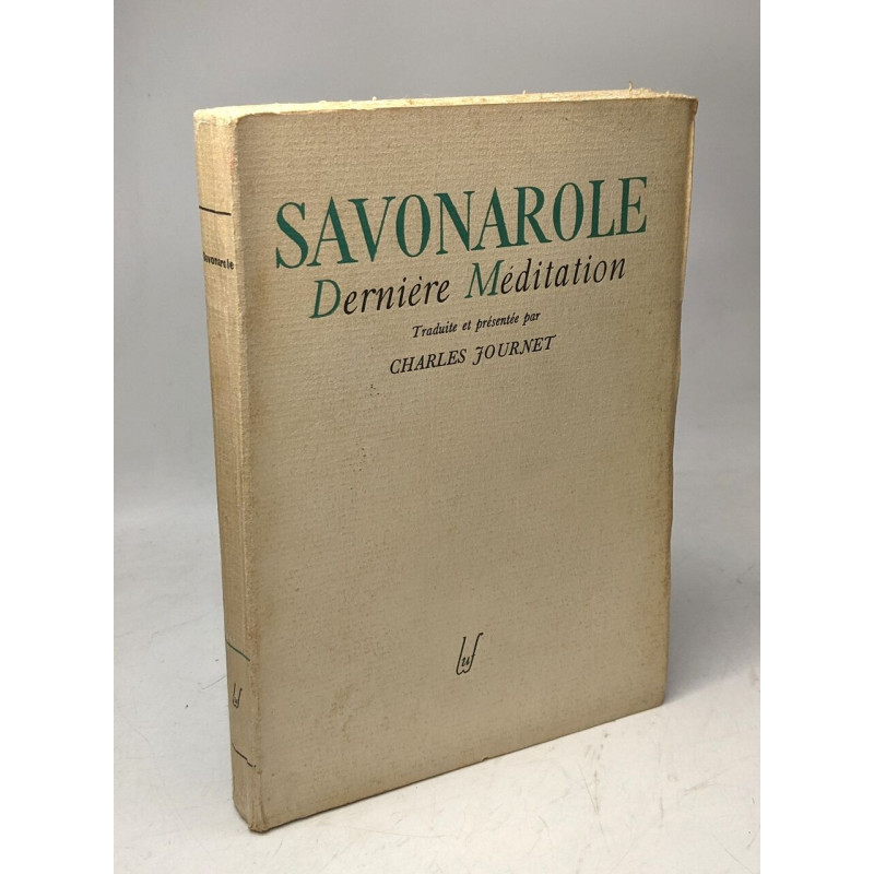 DERNIÈRE MEDITATION. Sur le Psaume Miserere et sur le début du...