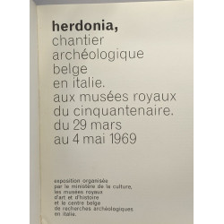 Herdonia chantier archéologique belge en Italie aux musées royaux...
