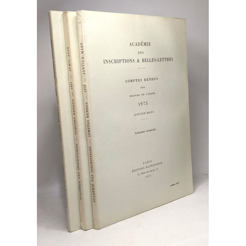 Académie des inscriptions et belles-lettres - comptes rendus des...