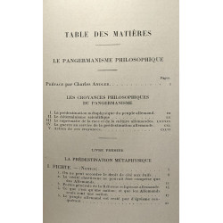 Le pangermanisme philosophique 1800 à 1915 / collection de...