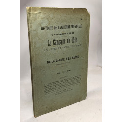 La campagne de 1914 au front occidental - II. De la Sambre à la Marne