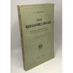 Pour bien savoir l'anglais - odds and ends for the use of students...