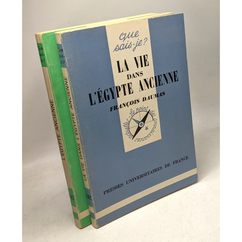 La vie dans l'égypte ancienne + L'égypte ancienne --- 2 livres