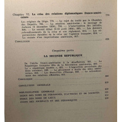 Les états-unis devant l'opinion française 1815 - 1852 - TOME I +...