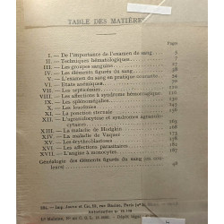 Hématologie clinique - 41 figures 1 hors texte